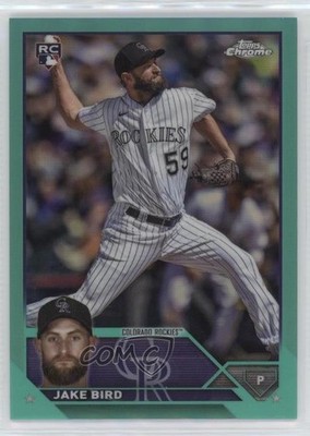 2023 Topps Chrome Update Aqua Refractor 192/199 Jake Bird #USC27 Rookie RC 00gy