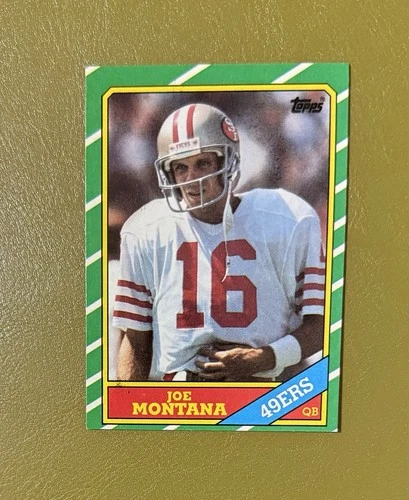 1986 Topps Joe Montana (HOF) #156 - San Francisco 49ers NM