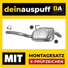 Endschalldämpfer für Citroen C8 Lancia Phedra Peugeot 807 2.0 Hdi Auspuff G496