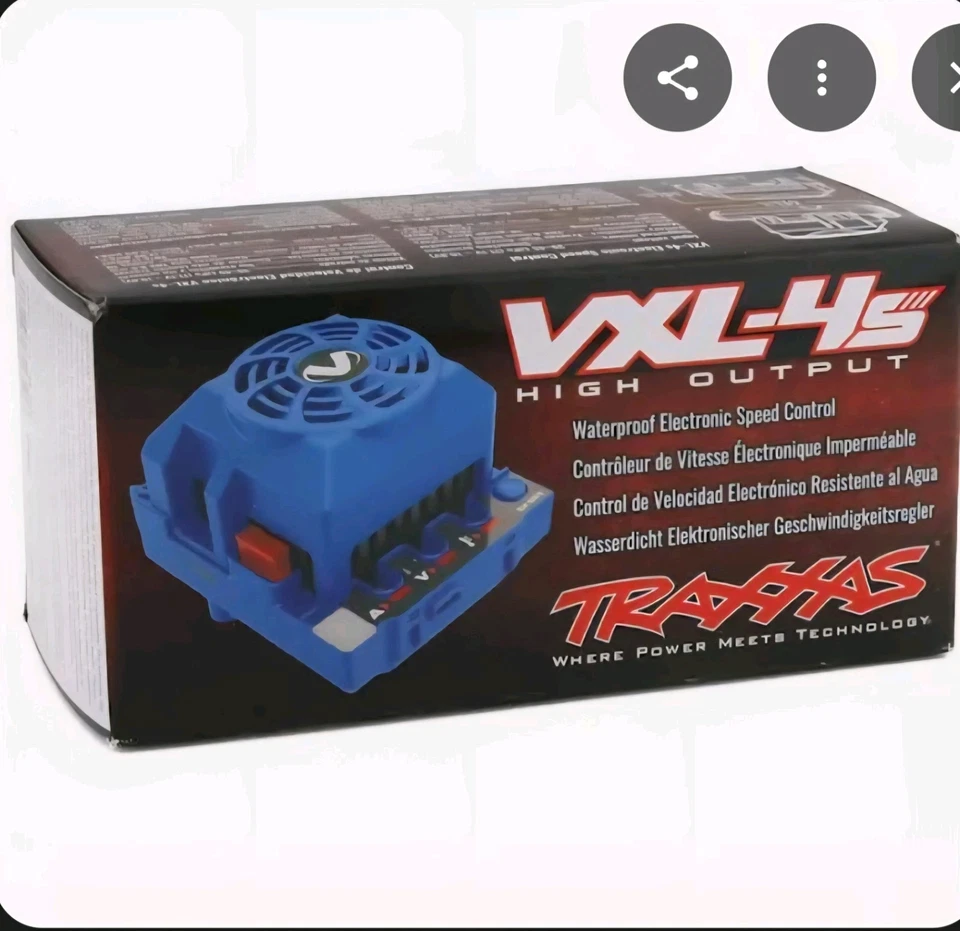 Traxxas VXL-4S High Output Waterproof ESC TRA3465T  - Image 2 of 2