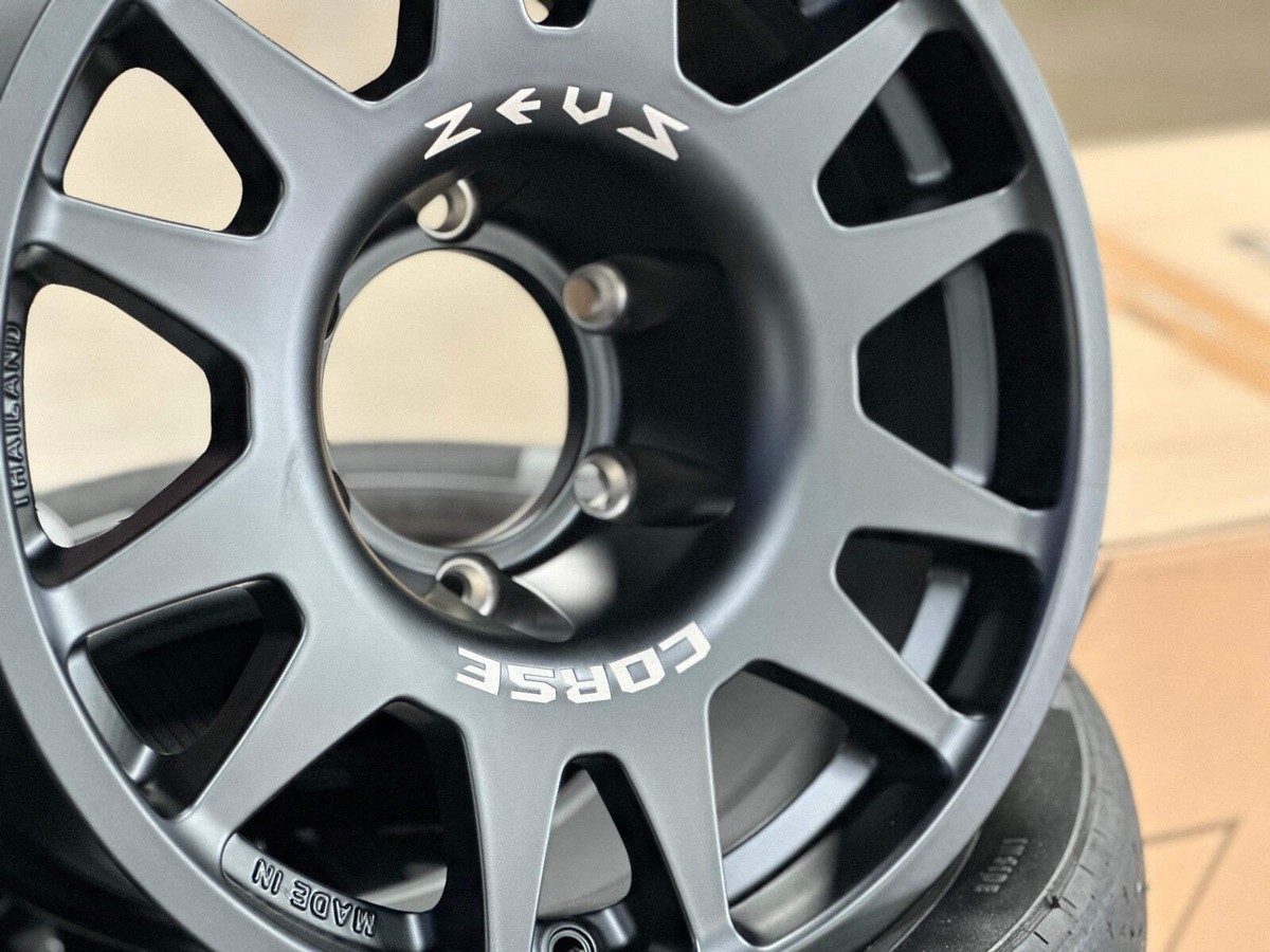 New 16X8.5 ET0 Lenso Zeus Rim (4 wheel) Matt Black 6X139.7 | eBay