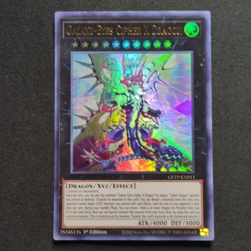 Yu-Gi-Oh! TCG Galaxy-Eyes Cipher X Dragon 1st Edition GFTP-EN011 Holo