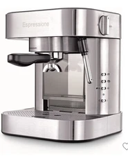 Espressione Automatic Pump Espresso Machine with Thermo Block System Stainless 