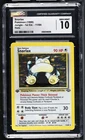 CGC 10 GEM MINT Snorlax 11/64 Jungle 1st Edition Holo Pokemon Card