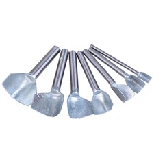 7pcs Leather Craft Cutting Tools V-Shape Punch Cutter Tools for Belt Wallet B...