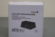 StarTech.com - USB 2.0 to SATA Hard Drive Docking Station - Black  1E