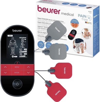 Beurer EM 59 Heat digitales TENS / EMS Gerät, 4-in-1 Reizstromgerät zur... 64663