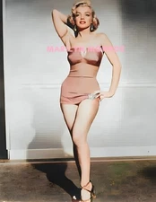 MARILYN MONROE #135 BEAUTIFUL COLOR  PHOTO 11 X 8.5 SHIPS FREE