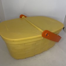 Fisher Price Yellow Picnic Basker Fun with Food Pack-a-Picnic Vintage