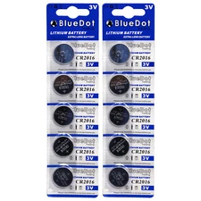 10 PC CR2016 CR 2016 DL2016 208-208 Lithium battery ~ Fast Shipping from USA
