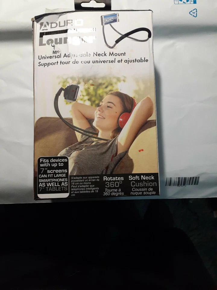 УНИВЕРСАЛЬНЫЙ РЕГУЛИРУЕМЫЙ ДЕРЖАТЕЛЬ ДЛЯ ТЕЛЕФОНА НА ШЕЮ ADURO LOUNGER ОТКРЫТАЯ КОРОБКА - Изображение 2 из 4