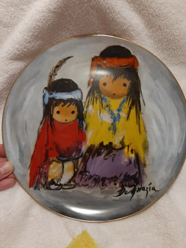 De Grazia The Children Series "WONDERING" 1983 Collectors Plate