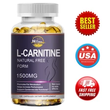 Acetyl L-Carnitine 1500MG Strong Weight Loss Fat Burner Nervous System Support