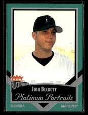 Josh Beckett 2003 Fleer Platinum #1PP Platinum Portraits  Boston Red Sox
