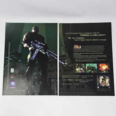 Codename Tenka PlayStation 1 PS1 Realistic Print Ad/Poster Art