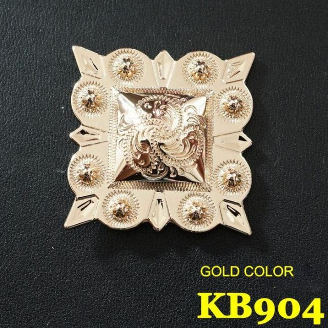 Square carving alloy button Leather Craft Rivet Stud Wallet bag Decor KB904