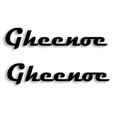 Gheenoe Custom Boats  Yacht Replacement Decals 2PC Set Vinyl New 20” OEM