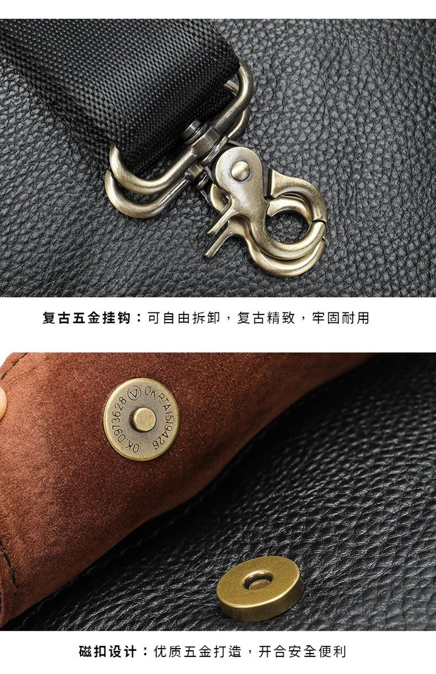 Cross body phone shoulder belt clip pouch bag wallet purse leather holster case - Image 4 of 4