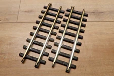 BRAND NEW Bright Holiday Express 2 STRAIGHT TRACKS 384 Series train track 387