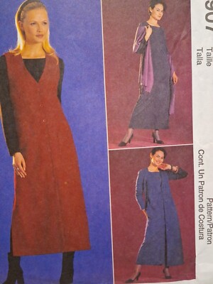 Dress Top Jumper 8 10 12 McCalls 2907 Sewing Pattern UC FF Sew News Long Modest