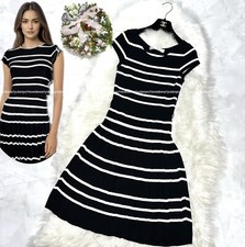 Authentic current tag, Christian Dior, pleated one-piece dress, size 40, black