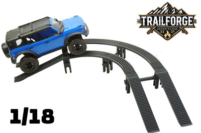 Trailforge 1/18 Scale RC Crawler Course Modular Up/Down Hill Ramp LOW 90 CURVE