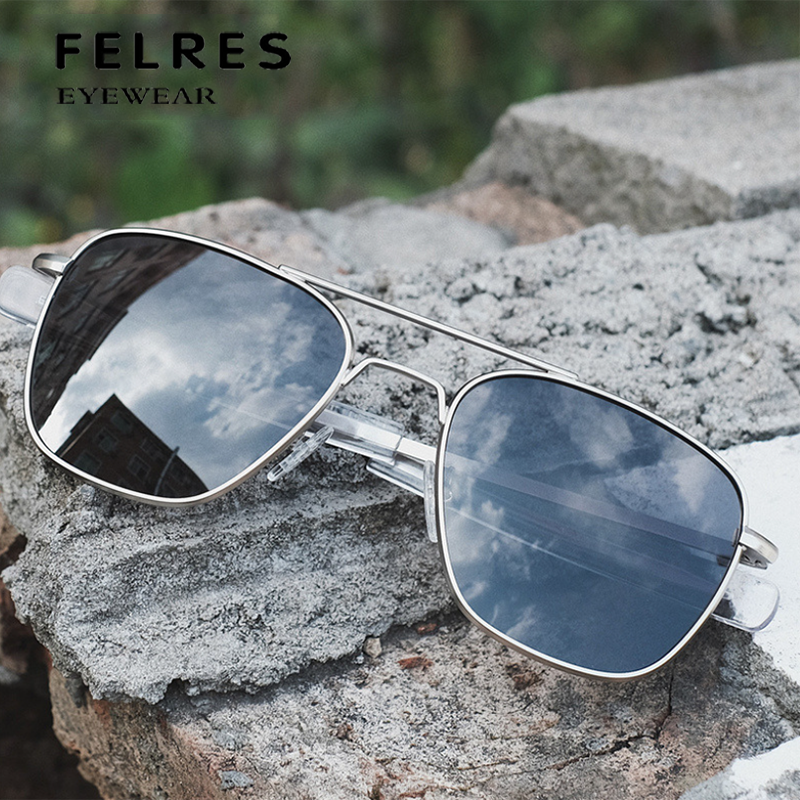 Polarized Aviator Sunglasses UV400 Metal Frame Flat Top Driving Outdoor Amazon.com: ROCKNIGHT Polarized Aviator Sunglasses for Men  main image 3