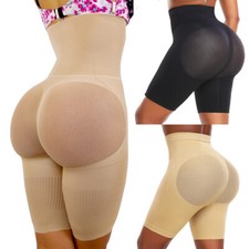 Women High Waisted Tummy Control Panty Butt Lifter Shapewear Body Shaper Shorts