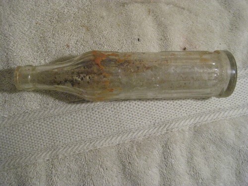 Lot of 3 Vintage Glass Bottles: 1 Brown; Clear - Picture 2 of 9