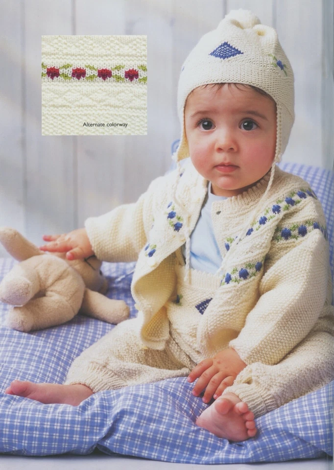 Dale of Norway Knitting Pattern Book Nr 8101 Favorite Baby Designs 0-36mos - Image 2 of 4