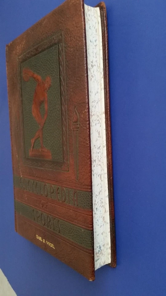 Encyclopedia of Sports 1944 Frank G Menke  Vintage Book Foto 3 de 4