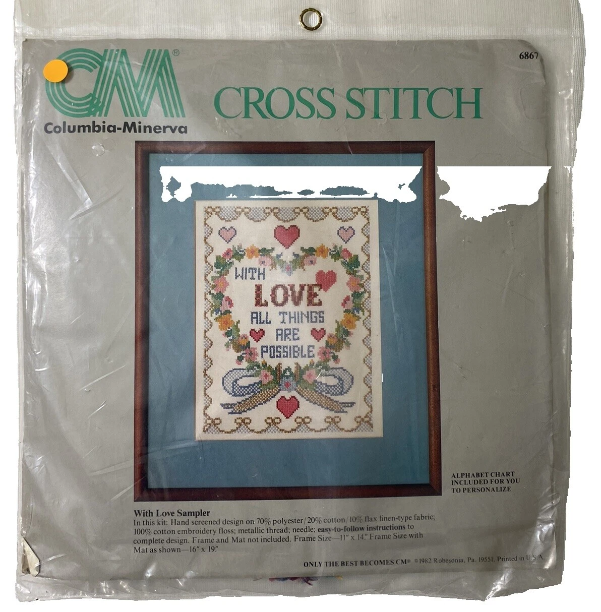 Amor y corazones kits de punto de cruz punto de cruz