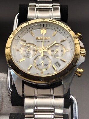 時計 Hiroshi Vintage Seiko SQ Men 5Y23-8A69 President Day Date Gold Tone