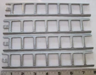 Four replacement cast metal 7-rung ladders for Marx fire truck     Cheaper by 4
