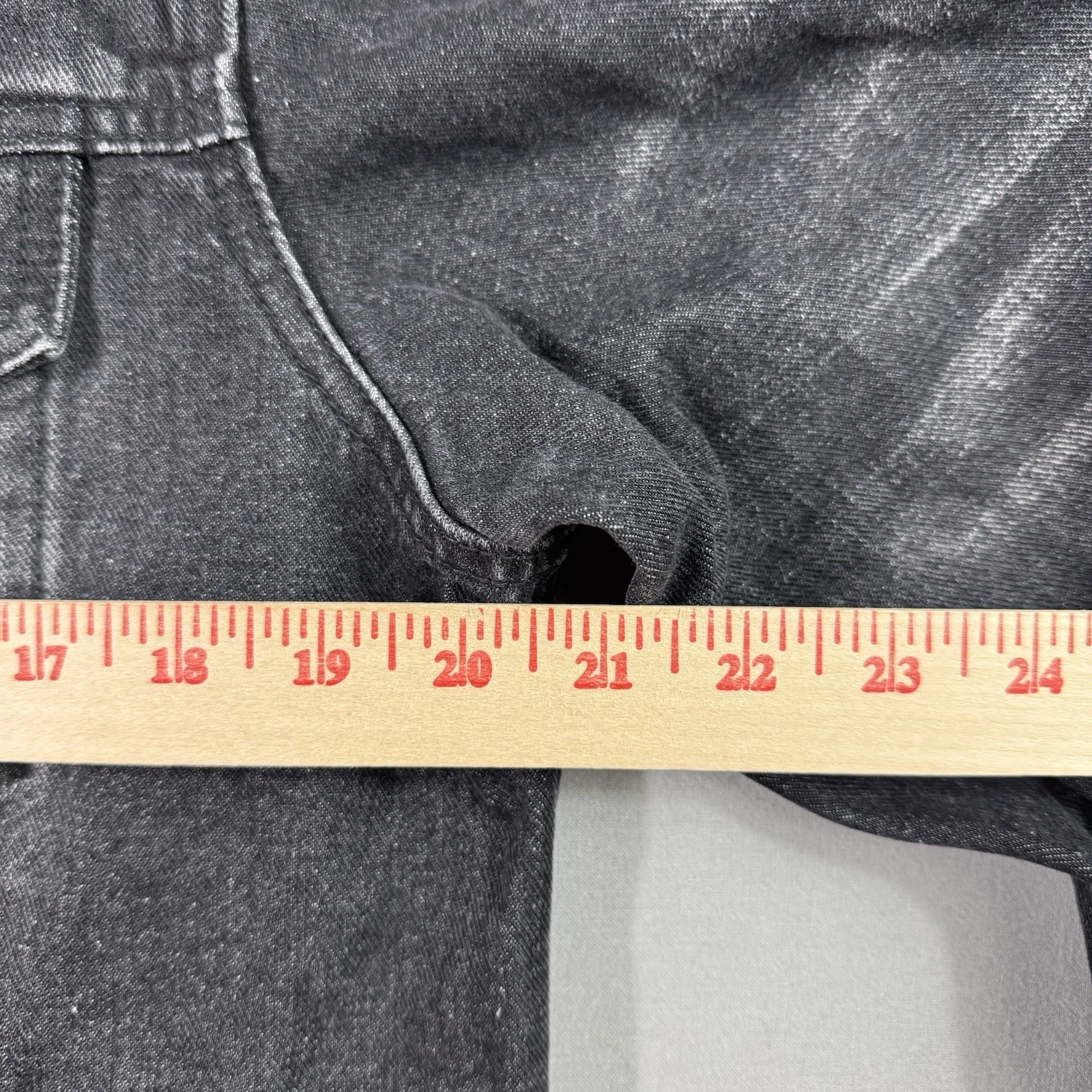R13 Denim Trucker Jacket Men’s Black Zip Size Medium $1250 MSRP - product detail image 19
