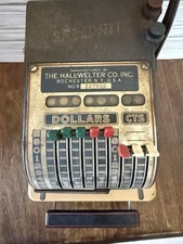 Vintage Hall-Welter Speedrite Check Writer