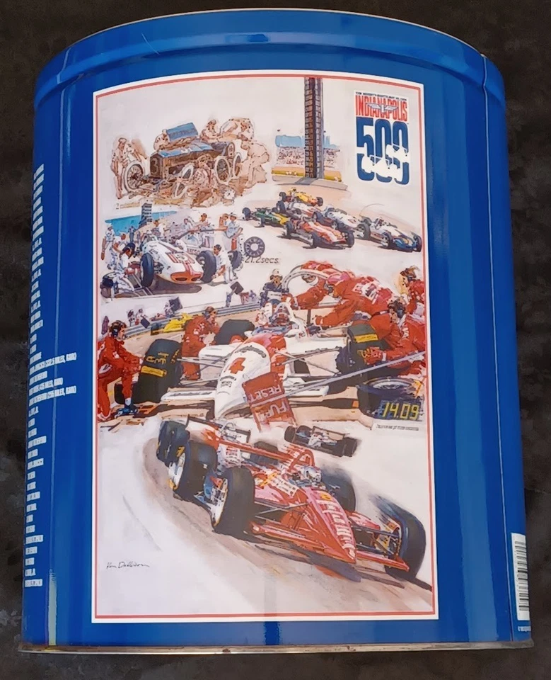 Indianapolis 500 1994 - RARE Popcorn Tin Garbage Can - Image 3 of 4
