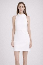 NWOT Forever 21 Size S Mini White Dress Jacqueline Kennedy Style
