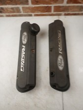 Ford Racing 289-351 Slant Edge Tall Valve Covers Black Satin