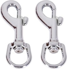 Flag Swivel Snap Clips - Heavy Duty Metal Flag Snaps Hooks with Swivel Eyelet...