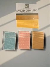 Better Life 12 PC Swedish Multipurpose Dishcloths 150x Reusable (8 X 7")