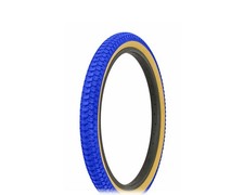 ALTA Bicycle Tire 20" x 2.125" Blue/Gum SNAKE SKIN TEXTURED Tread BMX Freestyle.