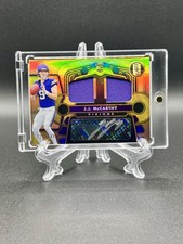 JJ McCarthy 2024 Panini GS RC Rookie Dual Patch Silver Ink Auto /149 Vikings