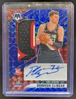 2024-25 Panini Mosaic Donovan Clingan Jersey Auto Autograph RC Blue #/49 Rookie