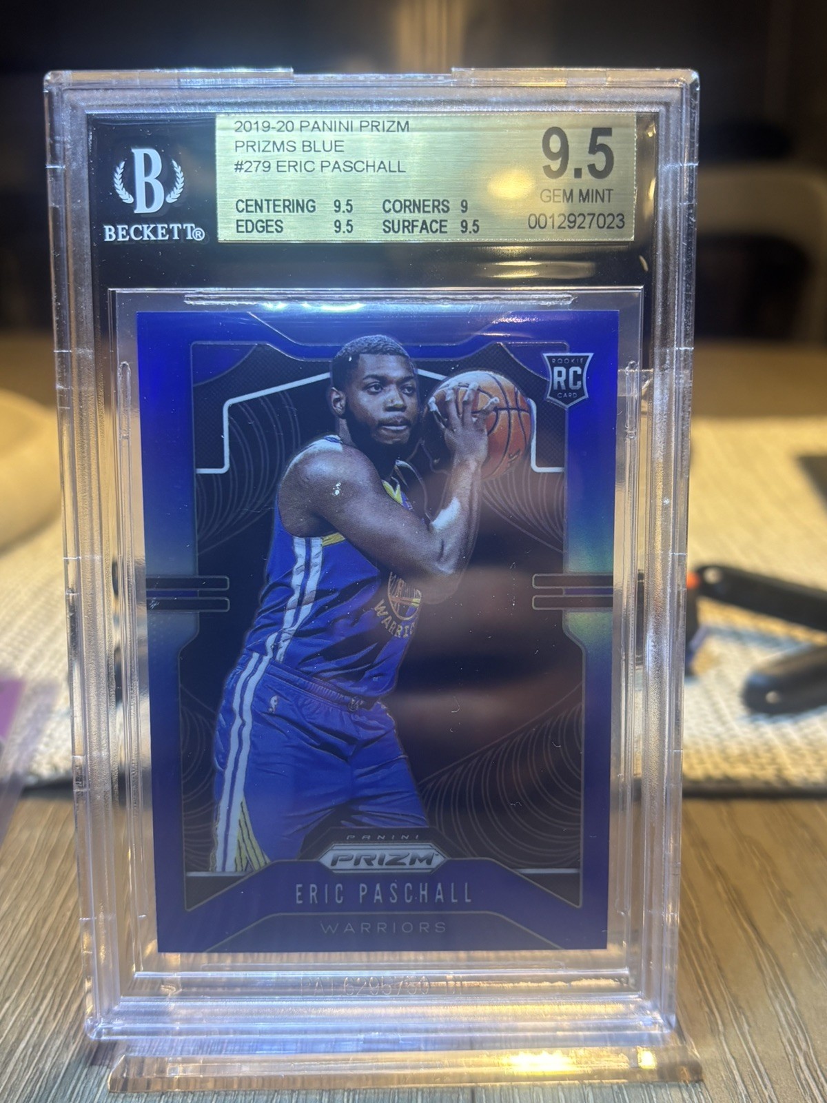 2019-20 Panini Prizm Rookie Blue Prizm /199 Eric Paschall #279 Rookie RC 1147