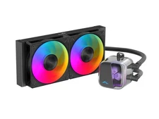 SAMA L70 240mm Liquid CPU Cooler AIO Cooler with ARGB Infinity Mirror Effect 2x1