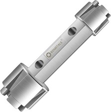 Tub Drain Remover Wrench-Die-Cast Aluminum Tool Wrench for Silver