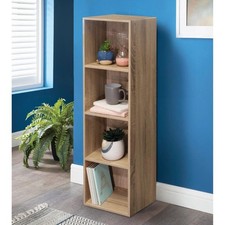 4Tier Cube Storage Unit Bookcase Wooden Storage-Damage Box