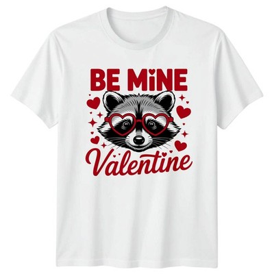 Be Mine Valentinstag T-Shirt Waschbär Liebhaber Valentinstag Geschenk für Sie und Ihn