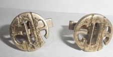 PAIR OF VINTAGE 1970`s LEONORE DOSKOW  STERLING SILVER CUFFLIKS